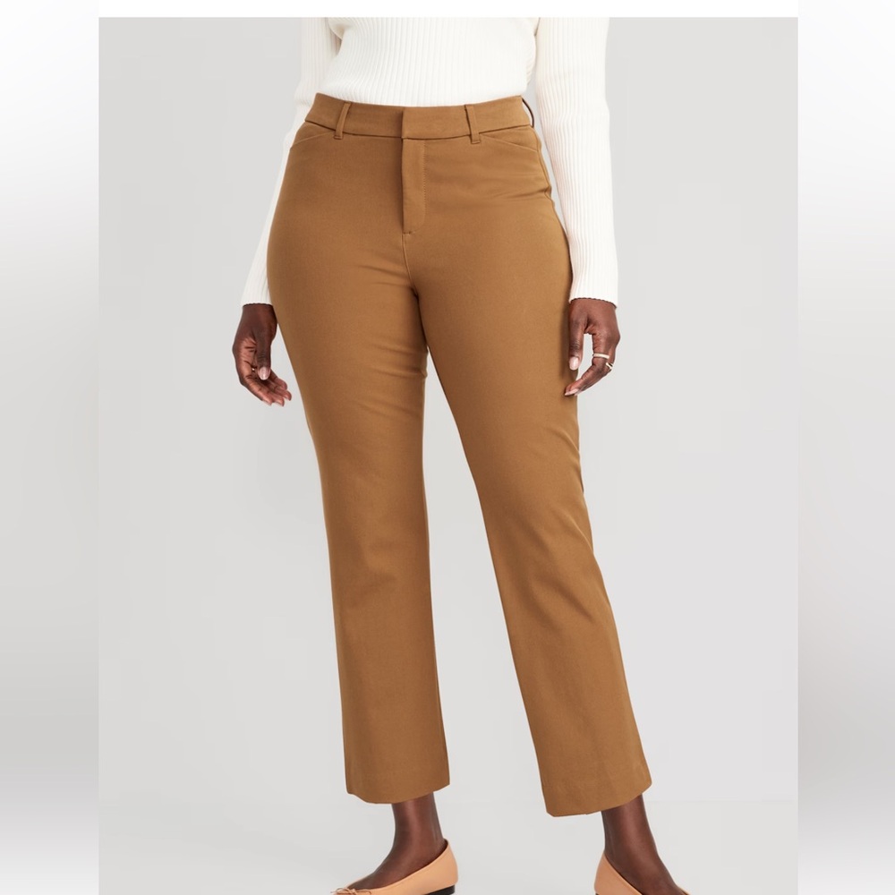 Old Navy High Rise Pixie Straight Pants